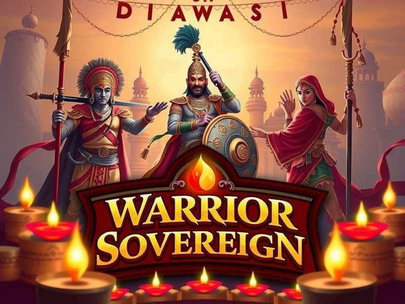 Anise Warrior Sovereign Diwali celebration in game